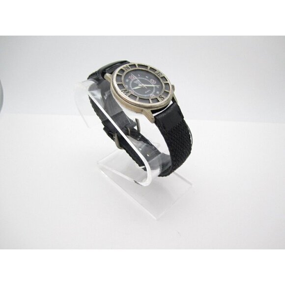 Vtg 1990 Women Guess Quartz WR Analog 34mm Dial Contemporary Round Watch (F157) - Picture 4 of 10